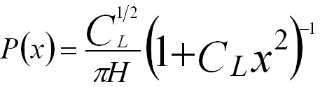 Lorentzian distribution