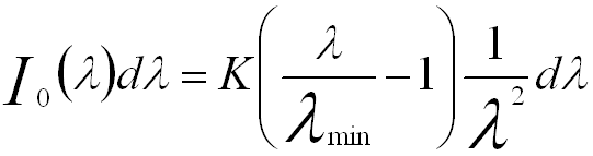 Kramers' law - X-rays