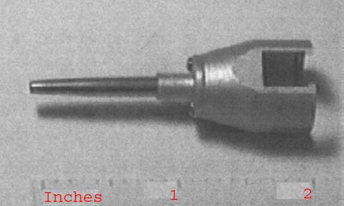 GIO collimator assembly connected with a 10-mm2 EDS detector