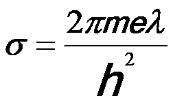 interaction constant between incident electrons and a specimen