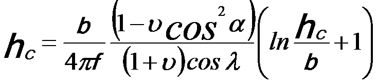 critical thickness of lattice-mismatched Epitaxial Alloy