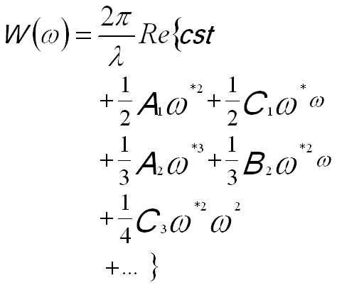 wave aberration function
