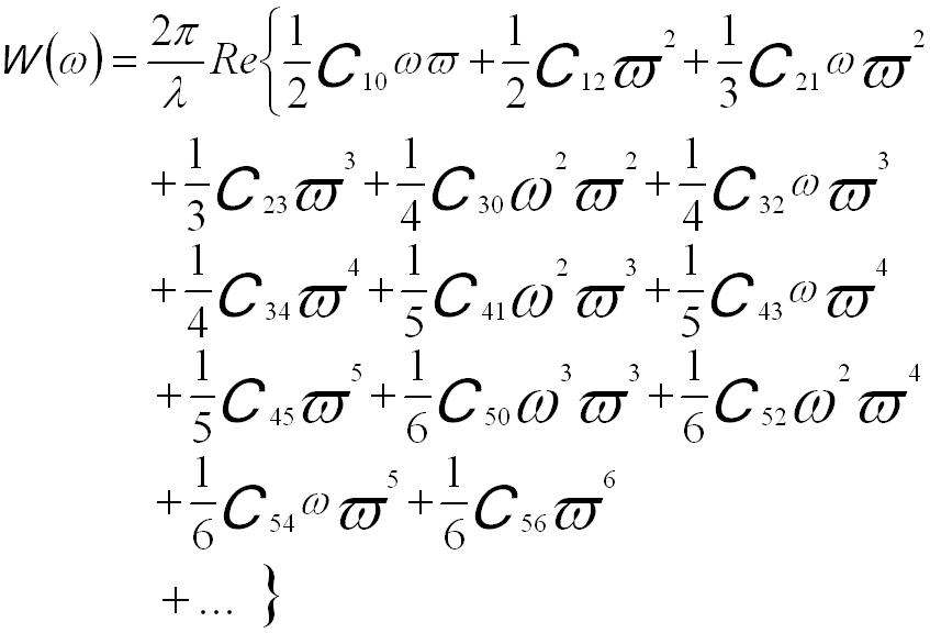 wave aberration function