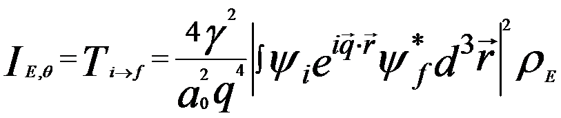 probability of the transition, density of states