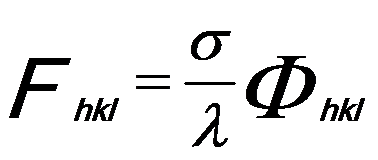 Structure Factor and HRTEM