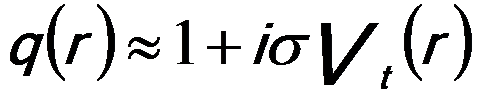 weak phase object approximation