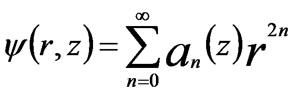 Solution of rotationally symmetry