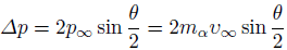 momentum transfer Δp
