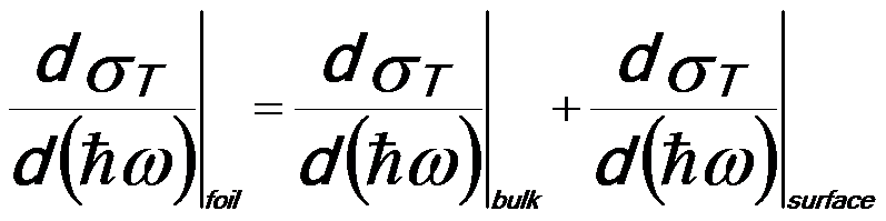 electron inelastic differential cross section