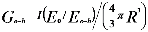 Electron–Hole (e–h) Pair Generation due to Energetic Beam Irradiation