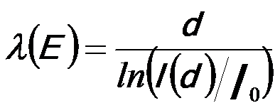 Inelastic Mean Free Path (IMFP) of Electrons