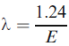 X-ray energy equation
