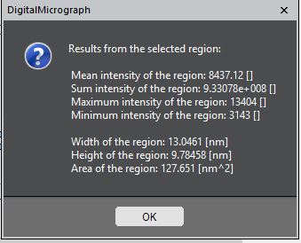 Popup window to display calculated results from DM scripts