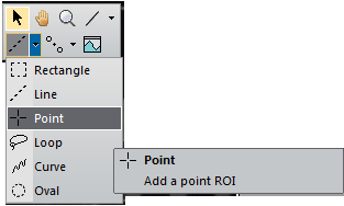 Point ROI on Gatan DigitalMicrograph