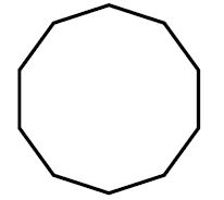 Decagonal atomic surface