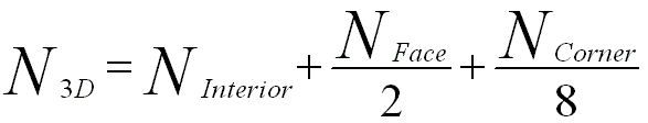 number of the lattice points per unit cell in 2-D lattices