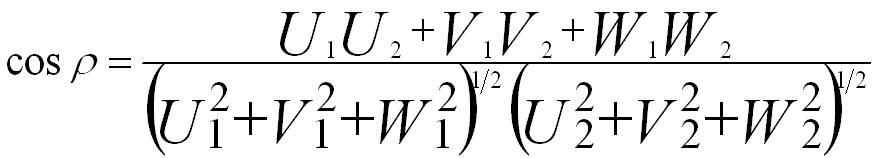 Angle between Normals to Planes