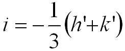 HCP indexing three axis to four axis