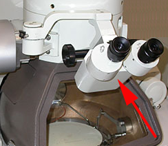 Example of binoculars in TEM