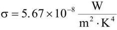 Stefan-Boltzmann constant