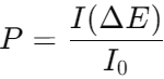scattering probability