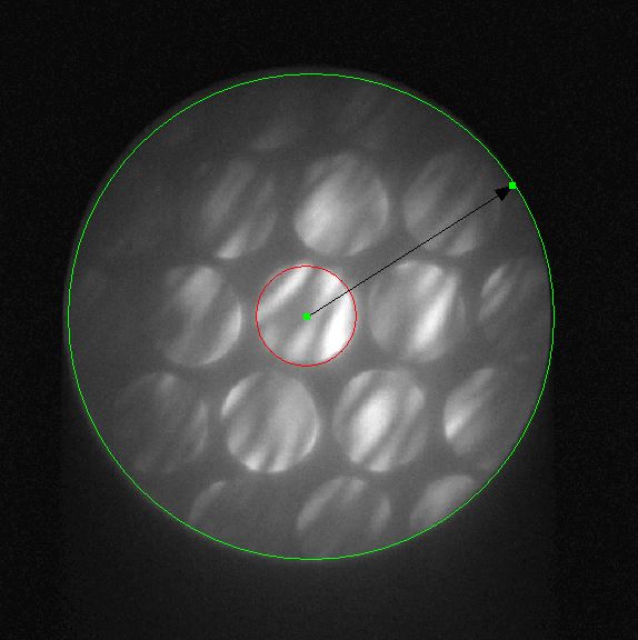 procedure of measuring the collection semi-angle of EELS in STEM mode i