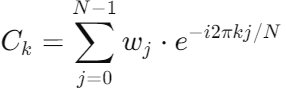 the PSD can be computed using the coefficients of the discrete Fourier transform