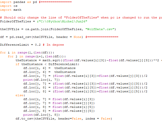 Output the rows if the cell value is in a specific range
