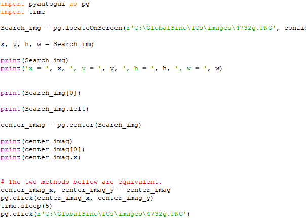 Positions and height and width and colors of mouse/cursor and features