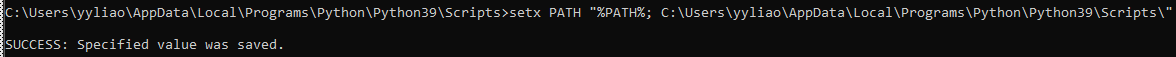 setx PATH "%PATH%;