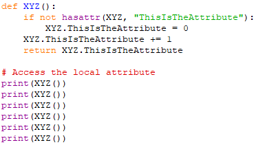 if not hasattr/if hasattr (attribute)