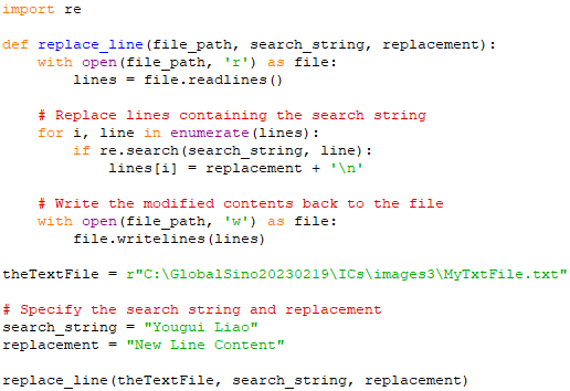 Modify/replace the line in a text file if a line contains specific string