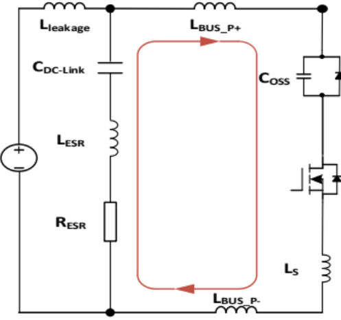 Rise and fall time in MOSFETs