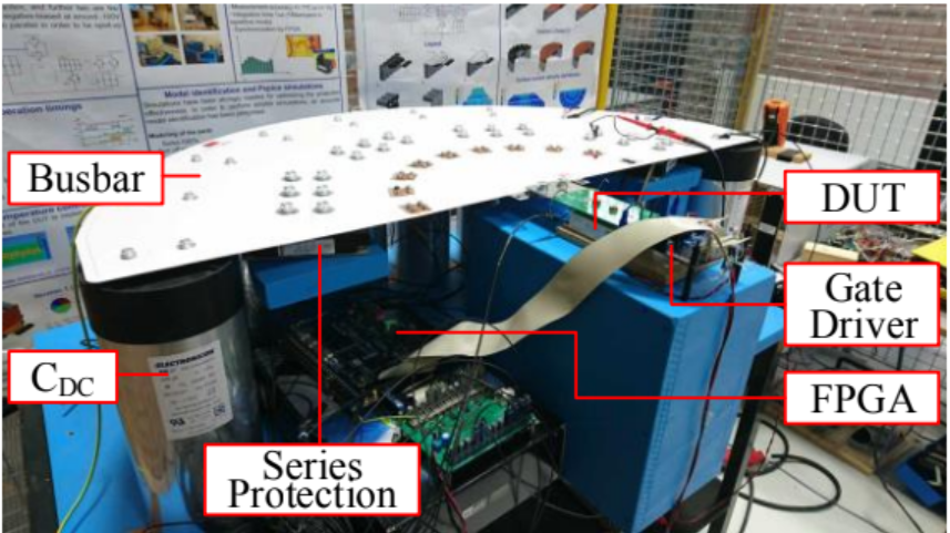 Setup of static characterizations and short circuit tests for SiC MOSFET