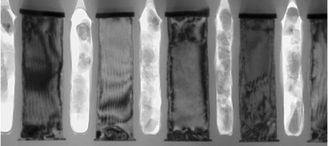 TEM images of W/TiN buried wordlines in Elpida 33-nm DRAM